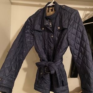 Burberry Brit “Starkford” Belted Quilted Jacket